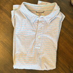 Faherty striped Polo